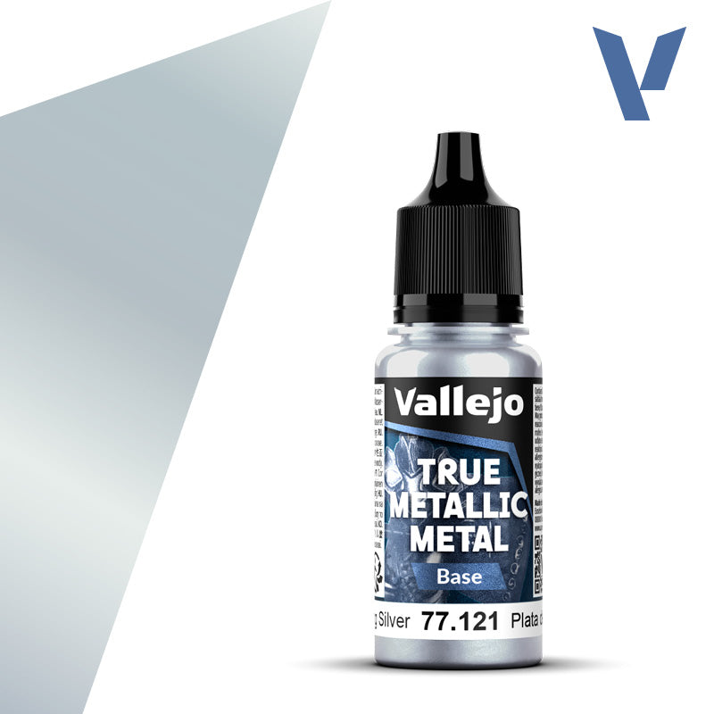 Vallejo Sterling Silver Base True Metallic Paint