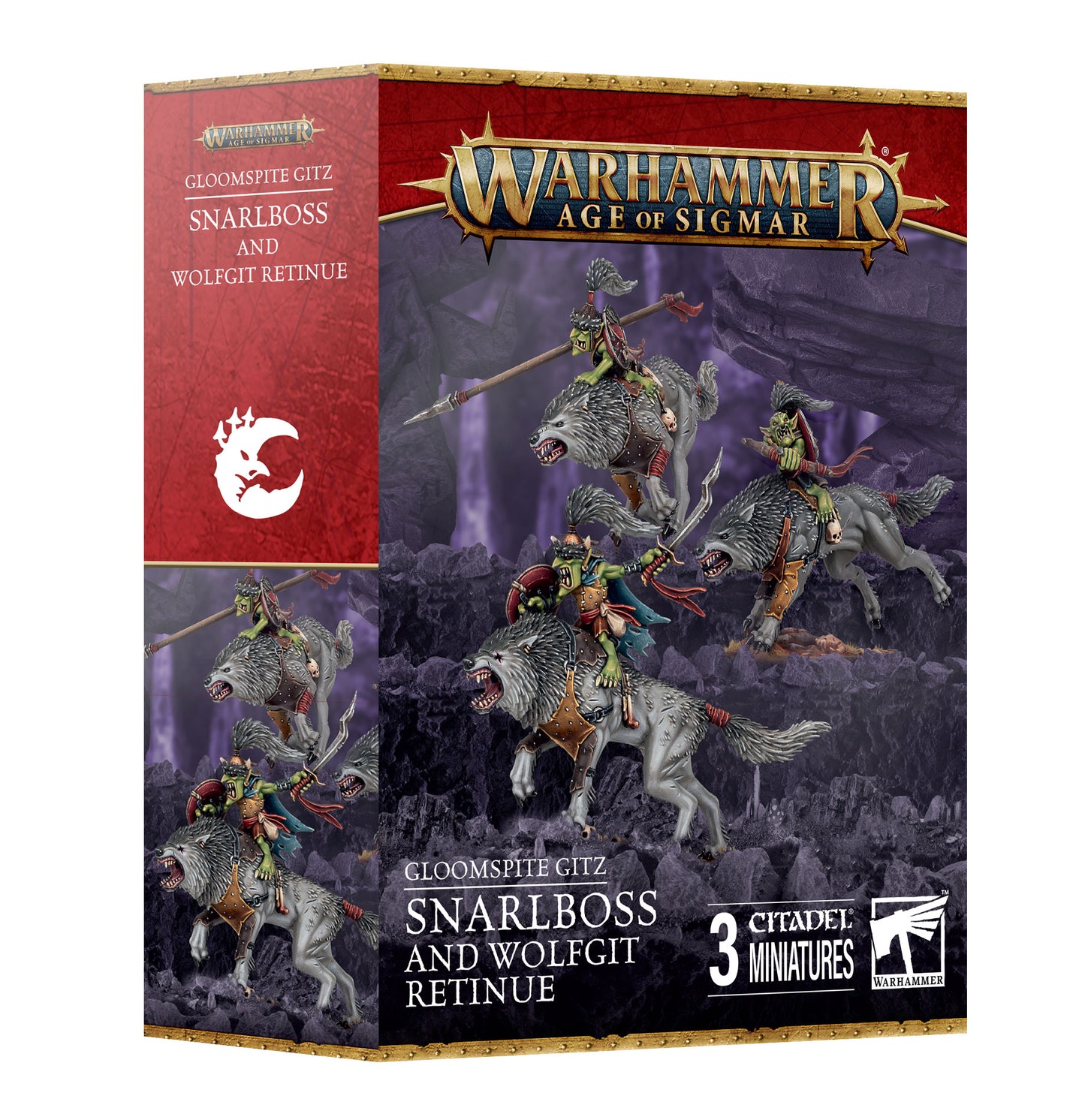Gloomspite Gitz: Snarlboss and Wolfgit Retinue | Warhammer Age of Sigmar