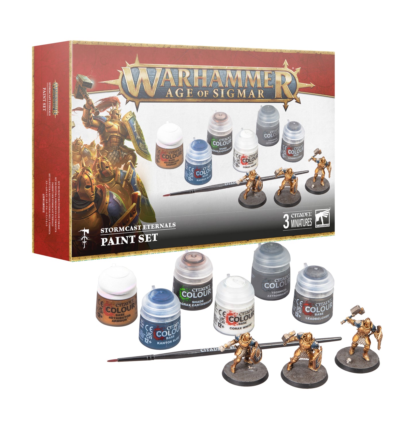 Warhammer Age of Sigmar Stormcast Eternals + Paint Set (4th Edition)