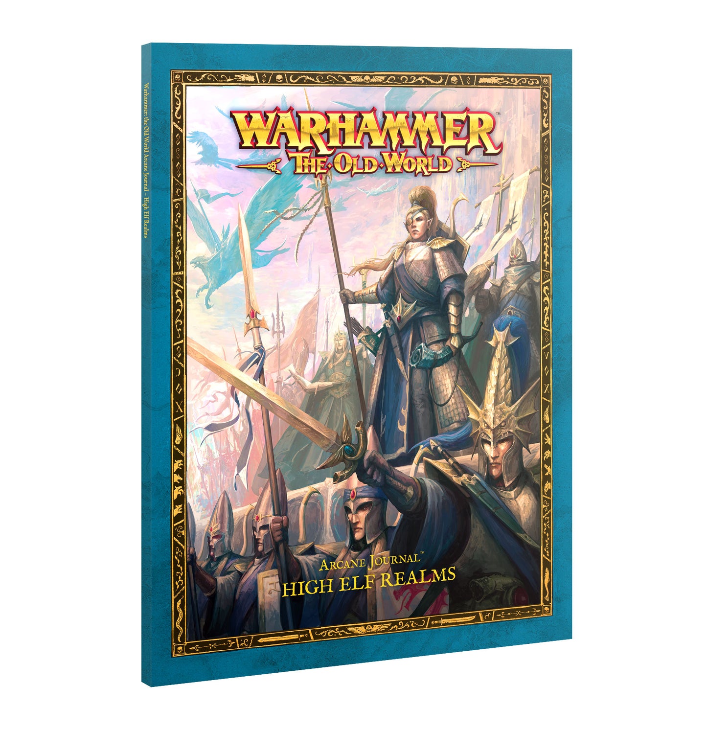 Warhammer The Old World: Arcane Journal - High Elf Realms cover art.