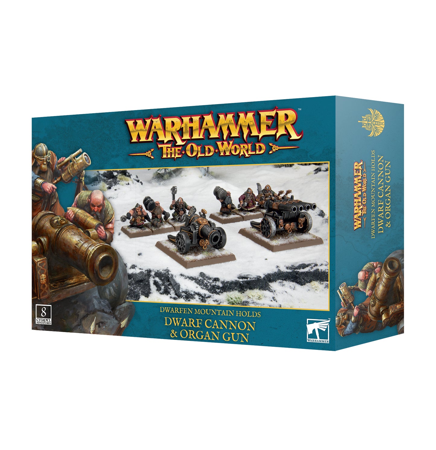 Dwarfen Mountain Holds: Dwarf Cannon & Organ Gun | Warhammer the Old World