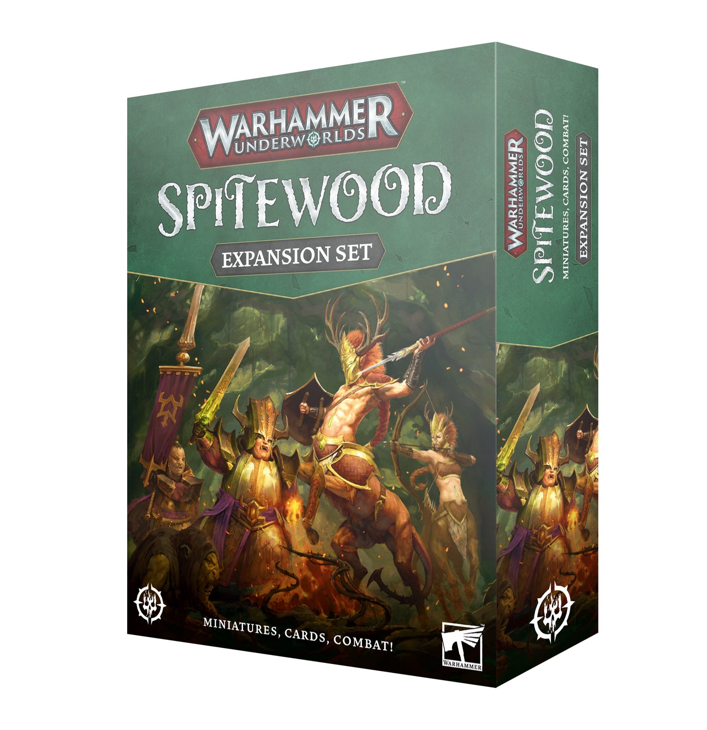 Warhammer Underworlds Spitewood expansion set packaging on a white background