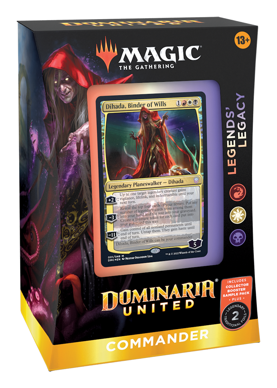 Magic the Gathering: Dominaria United Commander Deck - Legends' Legacy Gamescape Magic the Gathering: Dominaria United Commander Deck - Legends' Legacy Gamescape