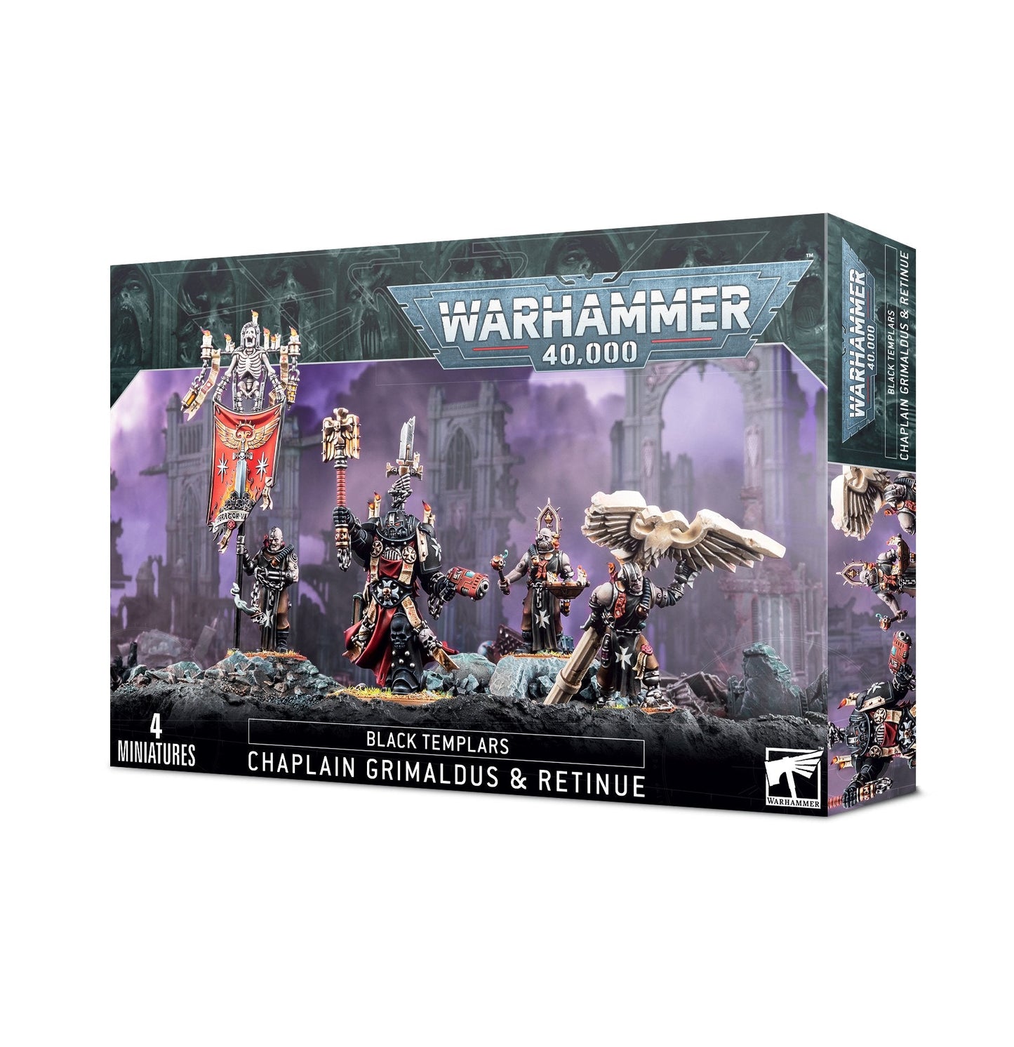 Black Templars: Chaplain Grimaldus & Retinue - Gamescape