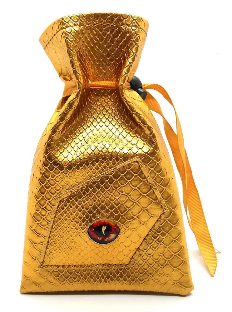 Dragon Eye Dice Bag Gold Dragon - Gamescape