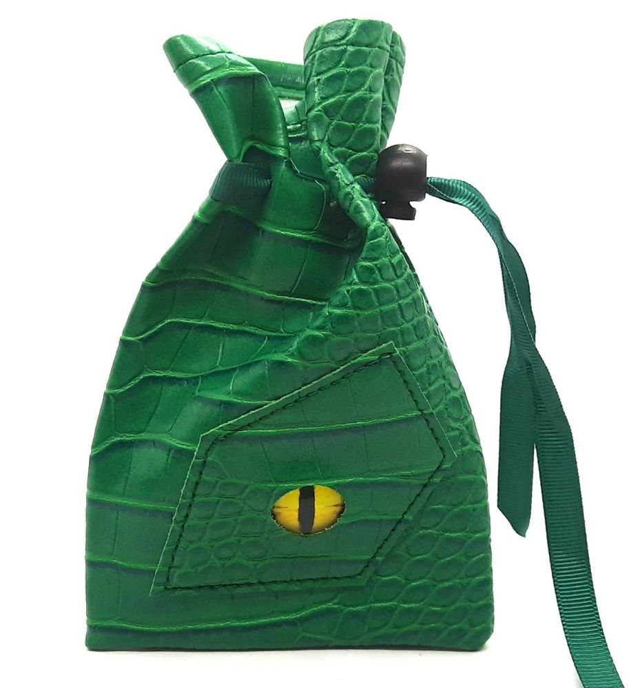 Dragon Eye Dice Bag Green Dragon - Gamescape