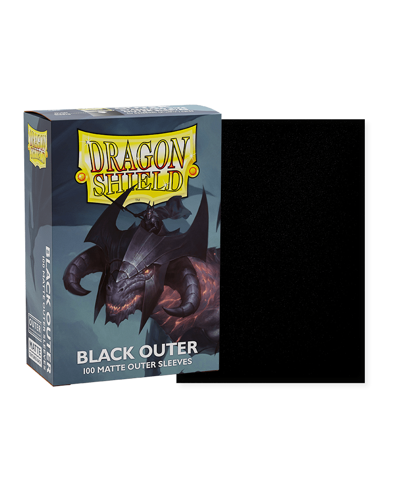 Dragon Shield - Black - Matte Outer Sleeves Dragon Shield - Black - Matte Outer Sleeves