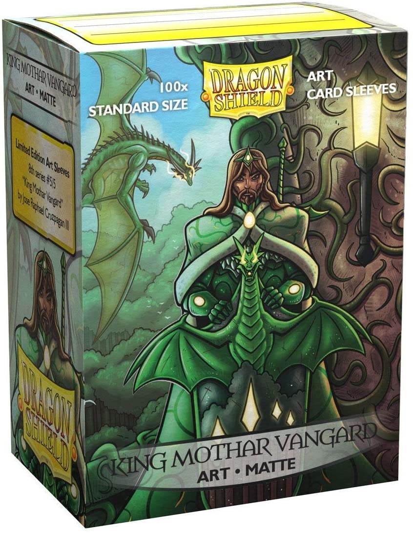 Dragon Shield 100 Count Sleeves Standard Art Matte King Mothar Vangard - Gamescape