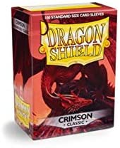 Dragon Shield 100 Count Sleeves Standard Classic Crimson - Gamescape