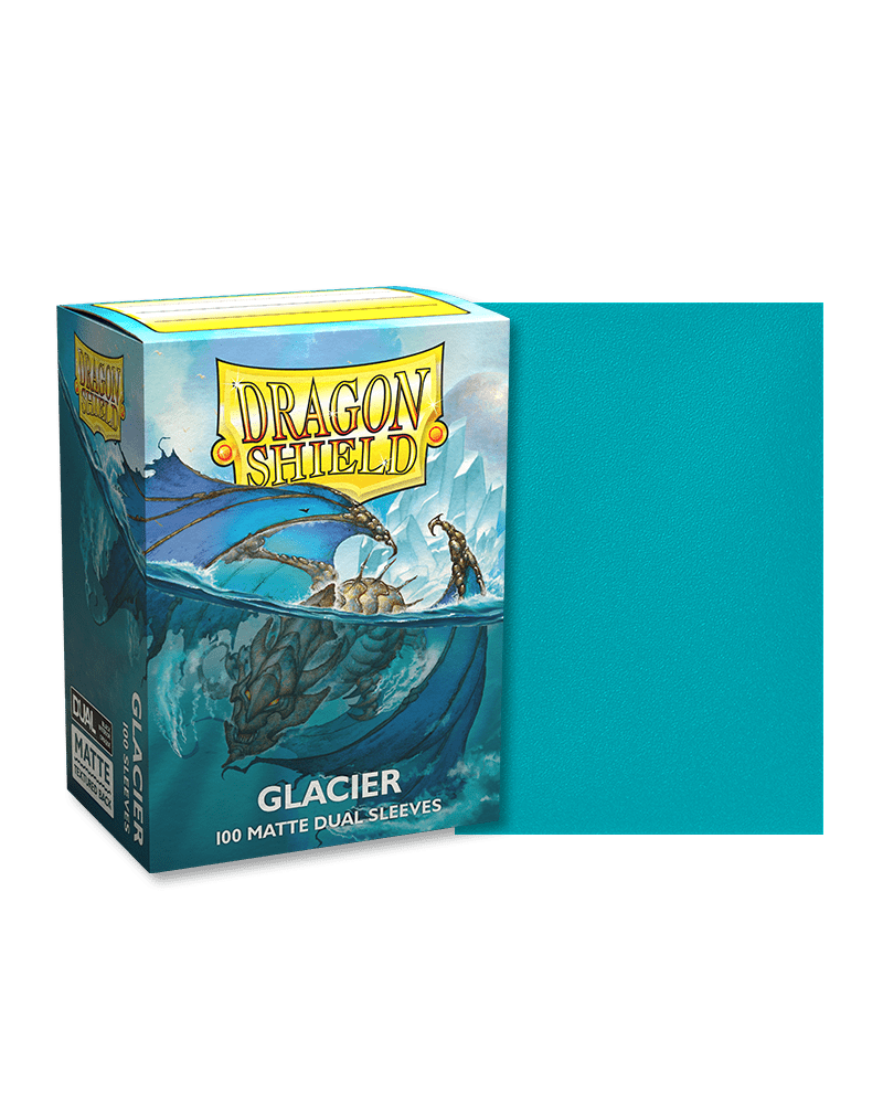Dragon Shield 100 Count Sleeves Standard Dual Matte Glacier - Gamescape