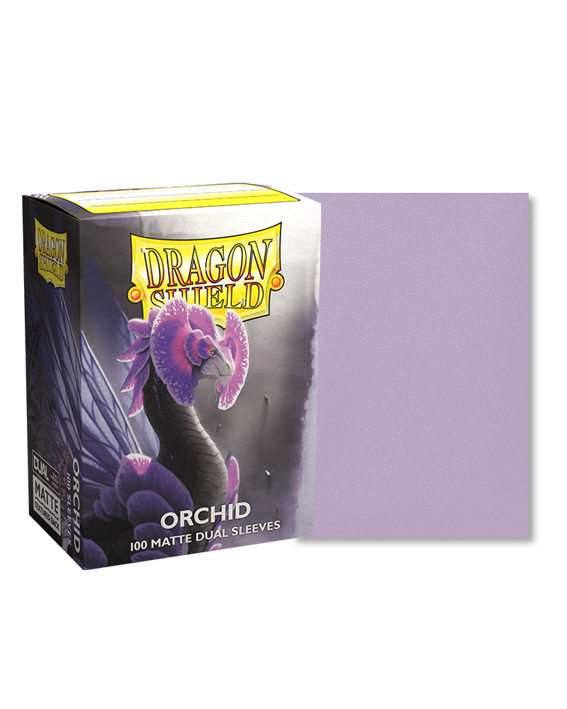 Dragon Shield 100 Count Sleeves Standard Dual Matte Orchid - Gamescape
