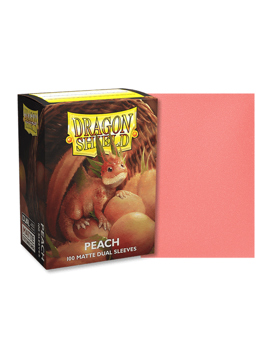 Dragon Shield 100 Count Sleeves Standard Dual Matte Peach - Gamescape