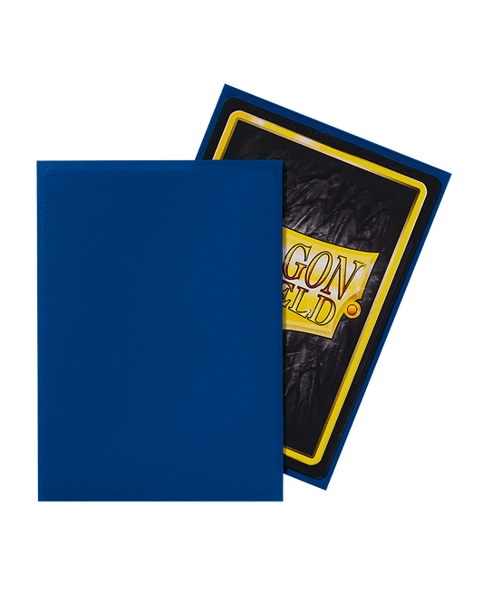 Dragon Shield 100 Count Sleeves Standard Matte Blue - Gamescape