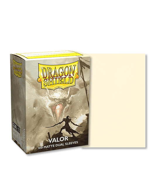 Dragon Shield 100 Count Sleeves Standard Matte Dual Valor - Gamescape
