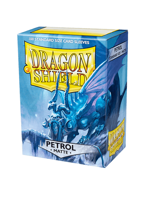 Dragon Shield 100 Count Sleeves Standard Matte Petrol - Gamescape