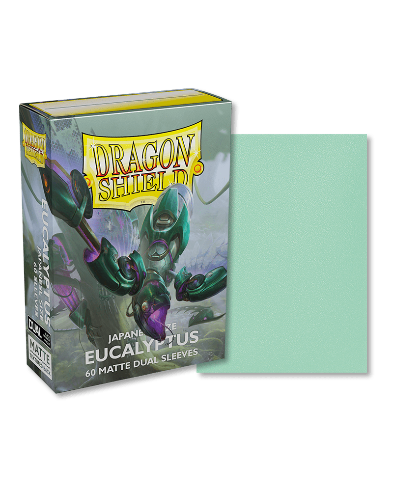 Dragon Shield 60 Count Sleeves Japanese Matte Dual Eucalyptus - Gamescape