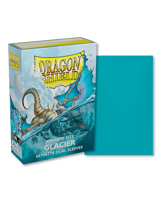 Dragon Shield 60 Count Sleeves Japanese Matte Dual Glacier - Gamescape