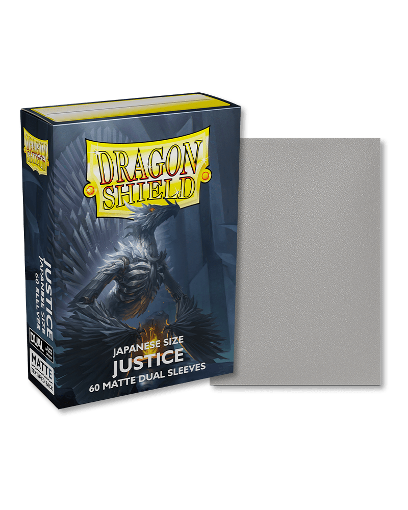 Dragon Shield 60 Count Sleeves Japanese Matte Dual Justice - Gamescape