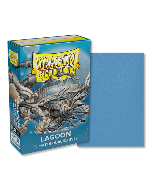 Dragon Shield 60 Count Sleeves Japanese Matte Dual Lagoon - Gamescape