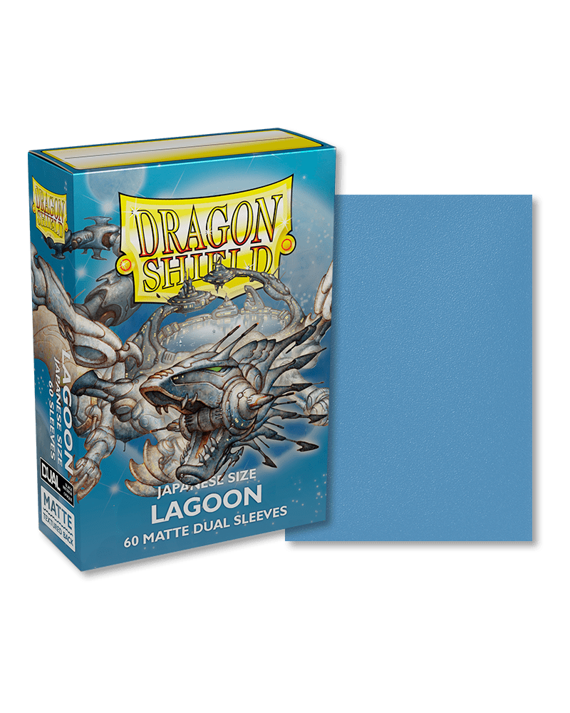 Dragon Shield 60 Count Sleeves Japanese Matte Dual Lagoon - Gamescape