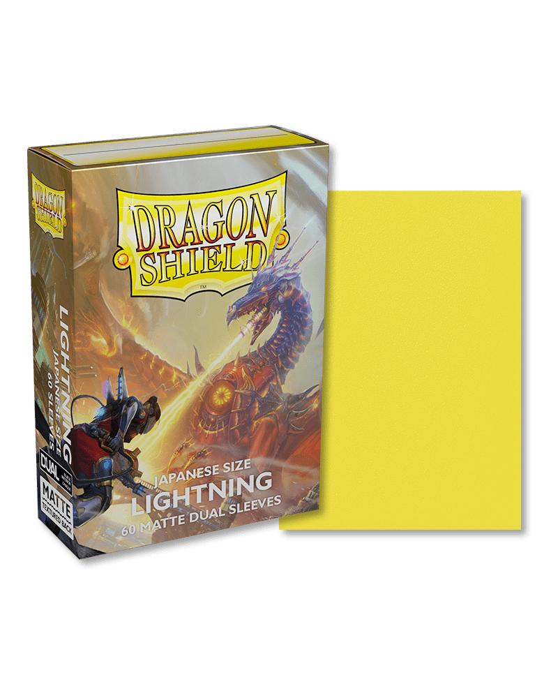 Dragon Shield 60 Count Sleeves Japanese Matte Dual Lightning - Gamescape