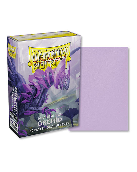 Dragon Shield 60 Count Sleeves Japanese Matte Dual Orchid - Gamescape