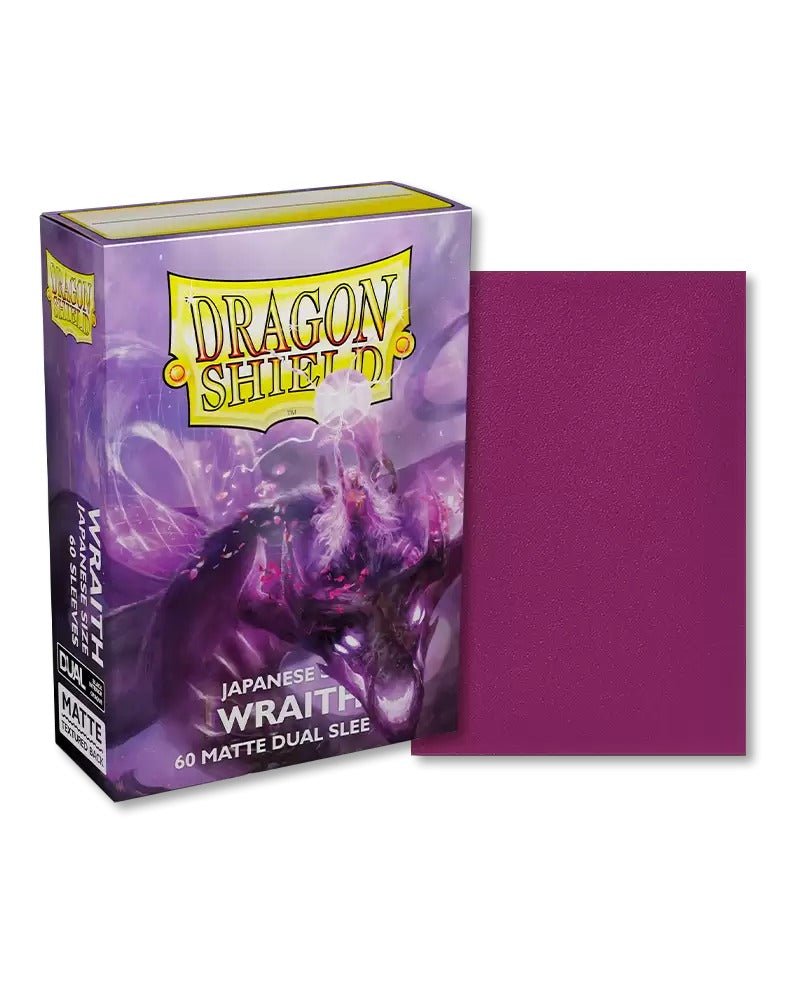 Dragon Shield 60 Count Sleeves Japanese Matte Dual Wraith - Gamescape