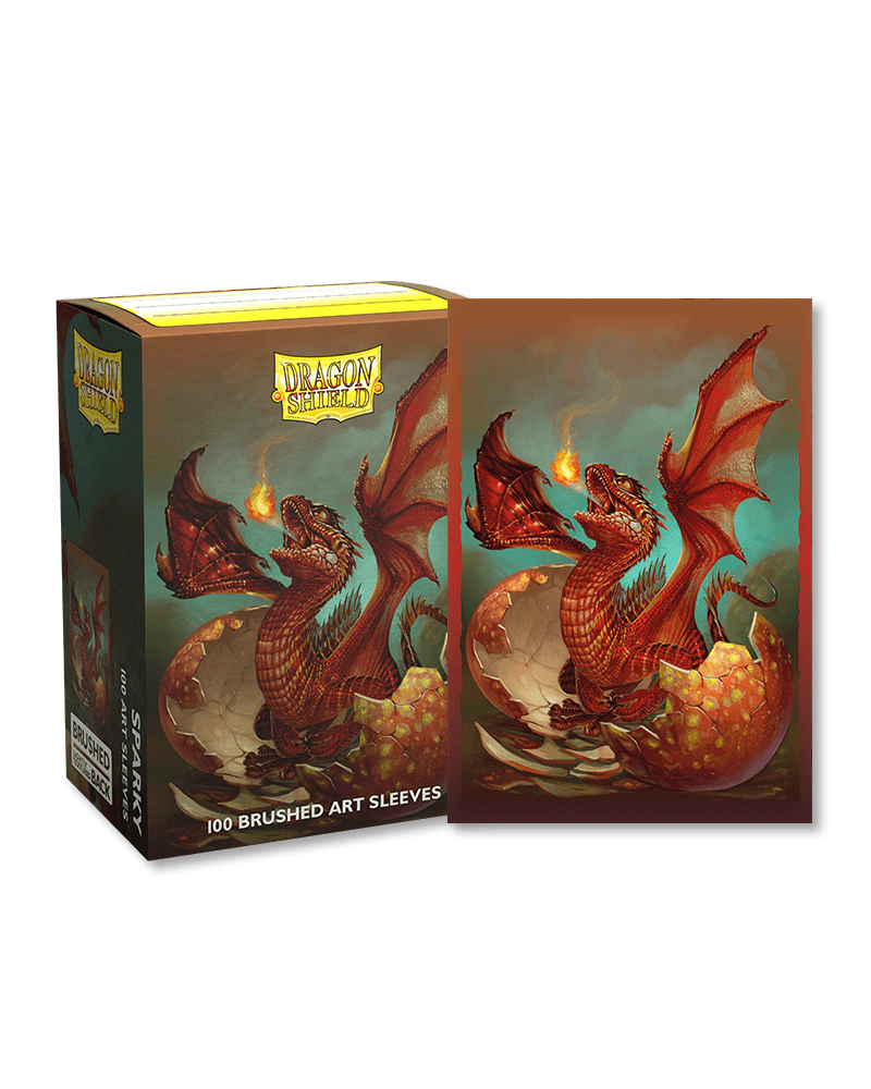 Dragon Shield Brushed Art Sleeves 100ct - Sparky - Gamescape