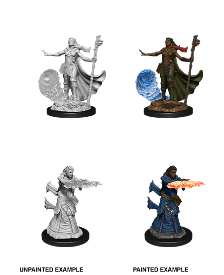 Dungeons & Dragons Nolzur's Marvelous Miniatures: Human Female Wizard (Wave 11) - Gamescape