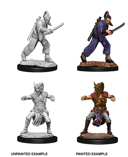 Dungeons & Dragons Nolzur's Marvelous Miniatures: Human Male Monk (Wave 8) - Gamescape