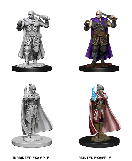 Dungeons & Dragons Nolzur's Marvelous Miniatures: Human Ranger & Moon Elf Sorcerer (Wave 8) - Gamescape