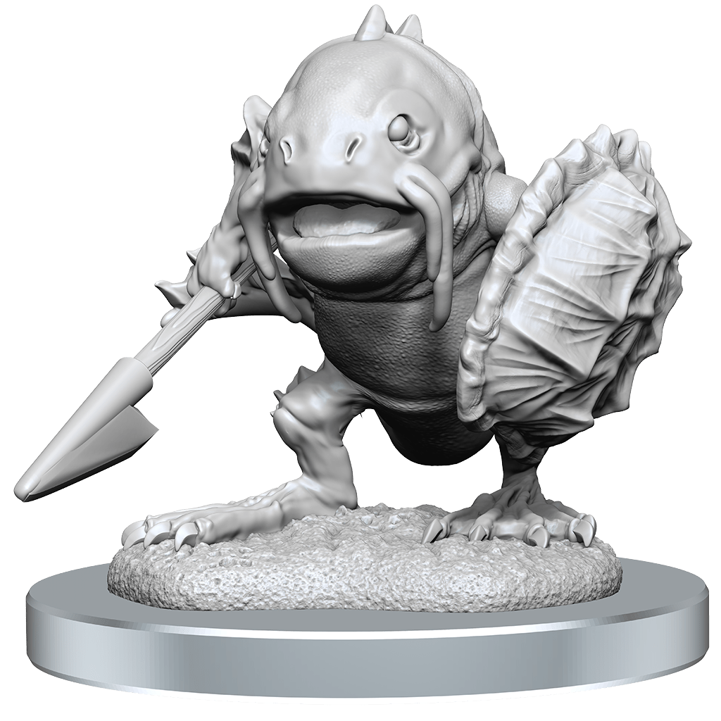 Dungeons & Dragons Nolzur's Marvelous Miniatures: Locathah & Seal (Wave 20) - Gamescape