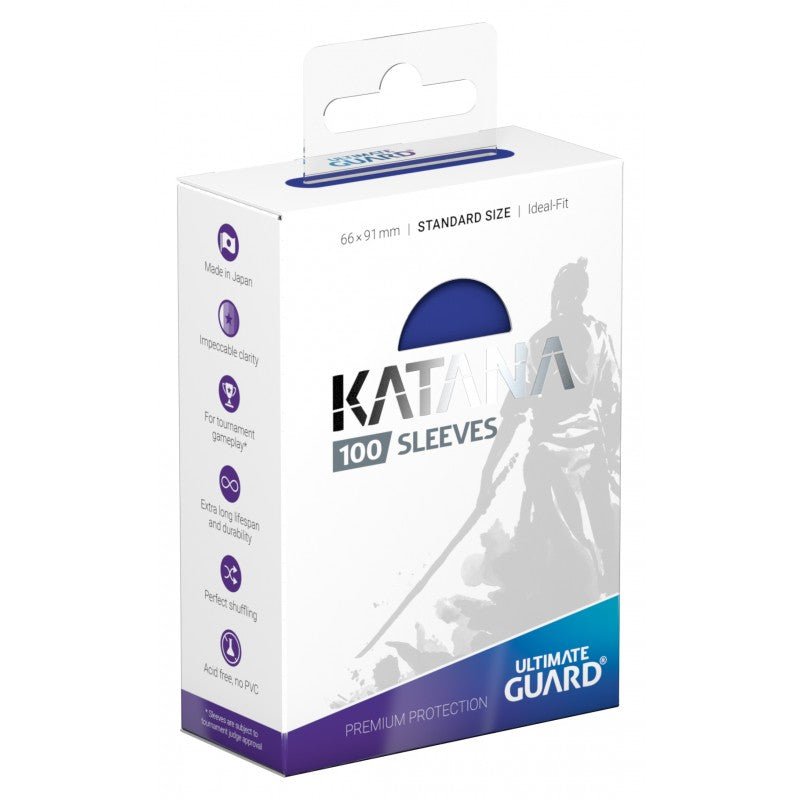 Katana 100 Count Sleeves Standard Blue - Gamescape