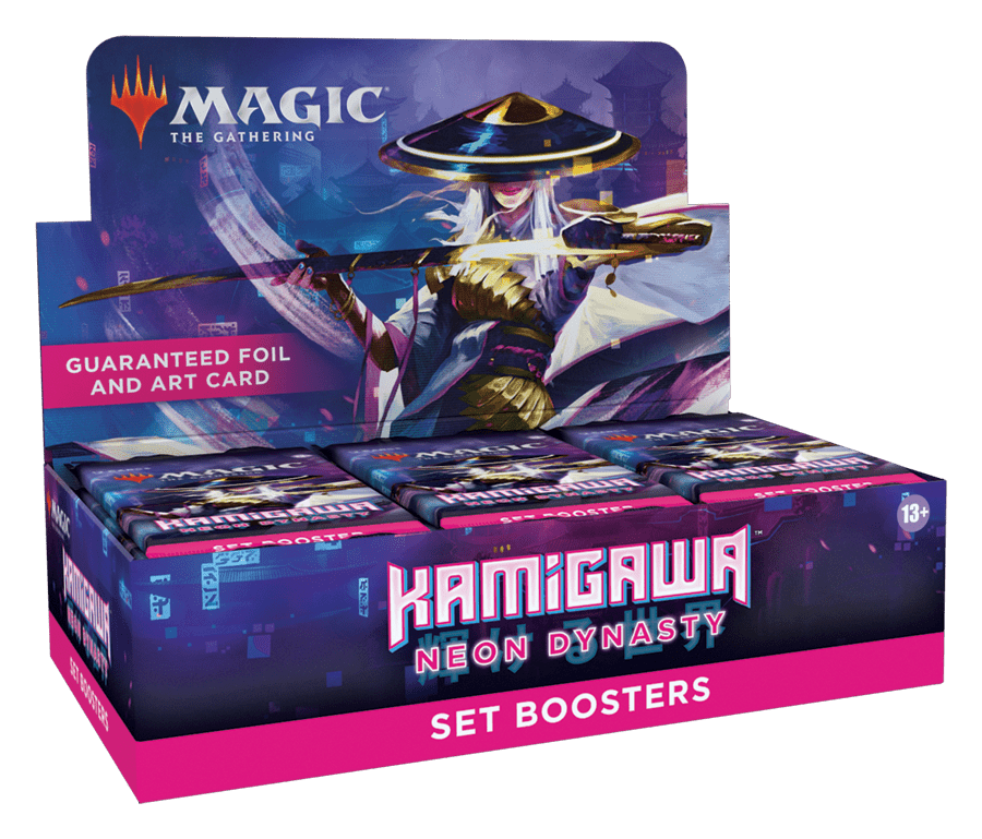 Magic the Gathering: Kamigawa - Neon Dynasty Set Booster Box Gamescape Magic the Gathering: Kamigawa - Neon Dynasty Set Booster Box Gamescape