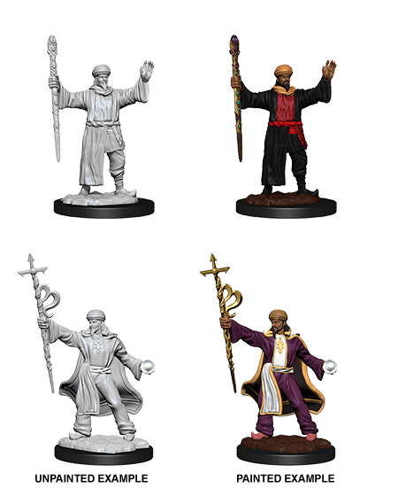 Nolzur's Marvelous Miniatures: Male Human Wizard (Wave 13) - Gamescape
