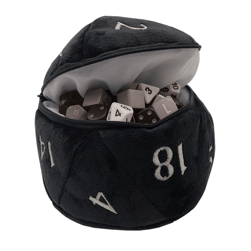 Ultra Pro: D20 Plush Dice Bag Black - Gamescape