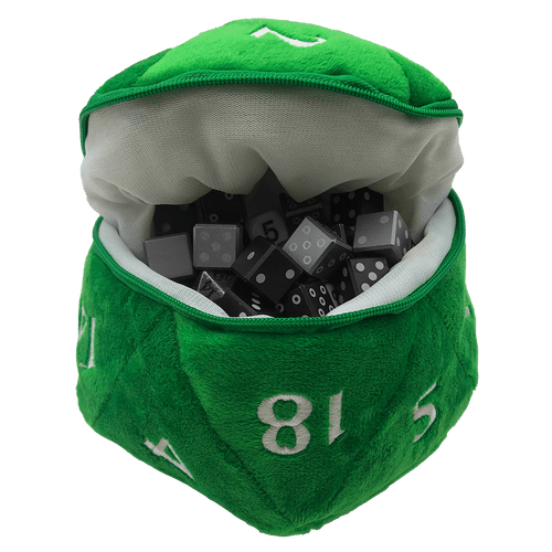 Ultra Pro: D20 Plush Dice Bag Green - Gamescape