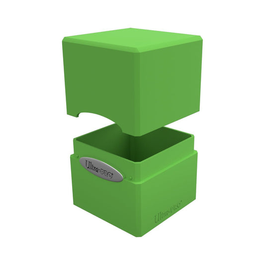 Ultra Pro Deck Box: Satin Cube Lime Green - Gamescape