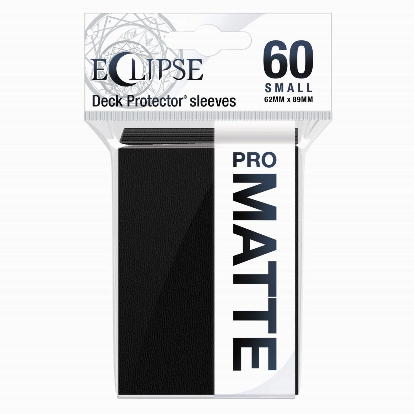 Ultra PRO Deck Protectors Pro-Matte Eclipse 60 Count Small Jet Black - Gamescape