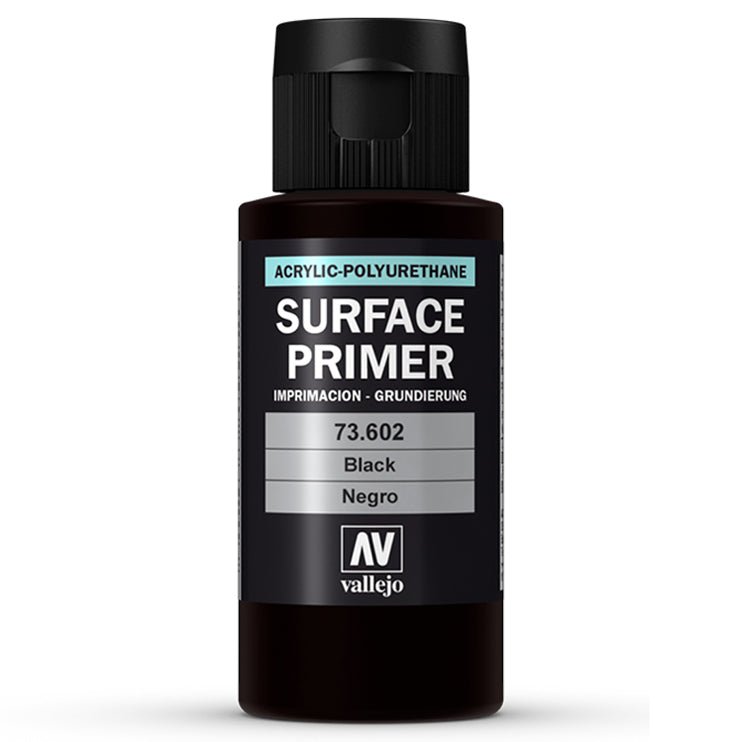 Vallejo: Black Surface Primer 60mL - Gamescape