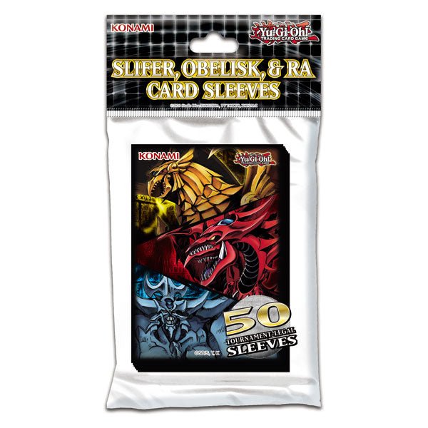 Yu-Gi-Oh! Slifer, Obelisk, and Ra Card Sleeves - Gamescape