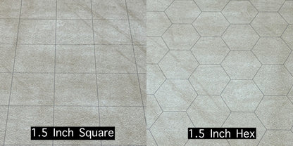 Chessex: Megamat - 1.5" Square x 1.5" Hexes