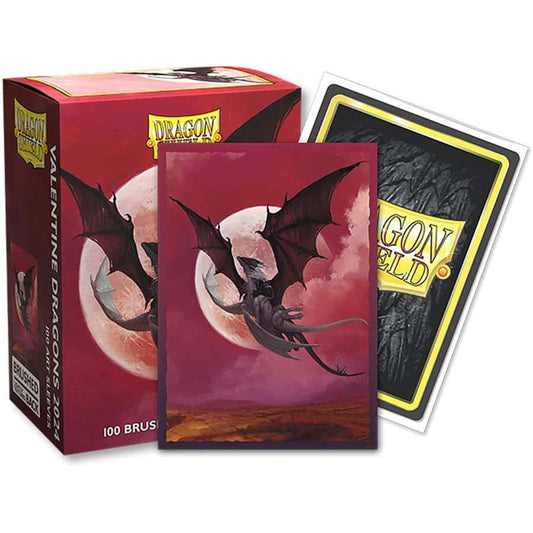 Dragon Shield 100 Count Sleeves Brushed Art - Valentine 2024