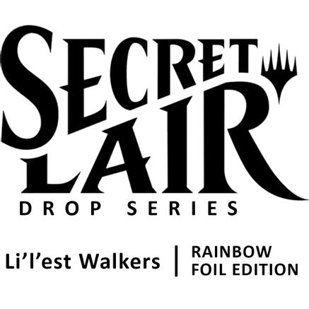 Magic the Gathering: Secret Lair - Li'l'est Walkers - Rainbow Foil Edition