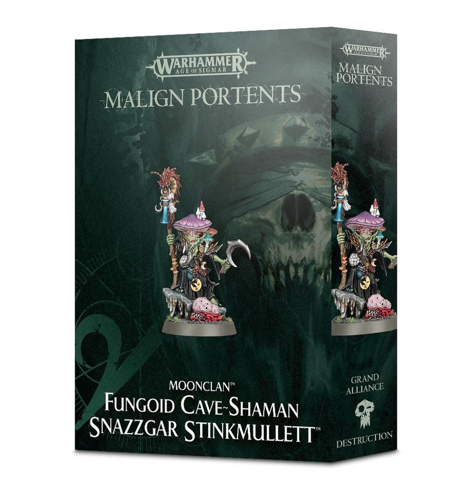 Warhammer Age of Sigmar: Gloomspite Gitz - Fungoid Cave-Shaman Snazzgar Stinkmullett