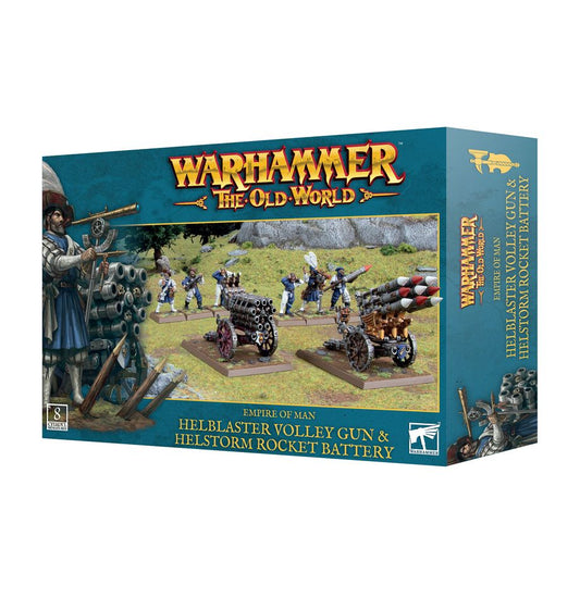 Empire of Man: Helblaster Volley Gun & Helstorm Rocket Battery | Warhammer the Old World
