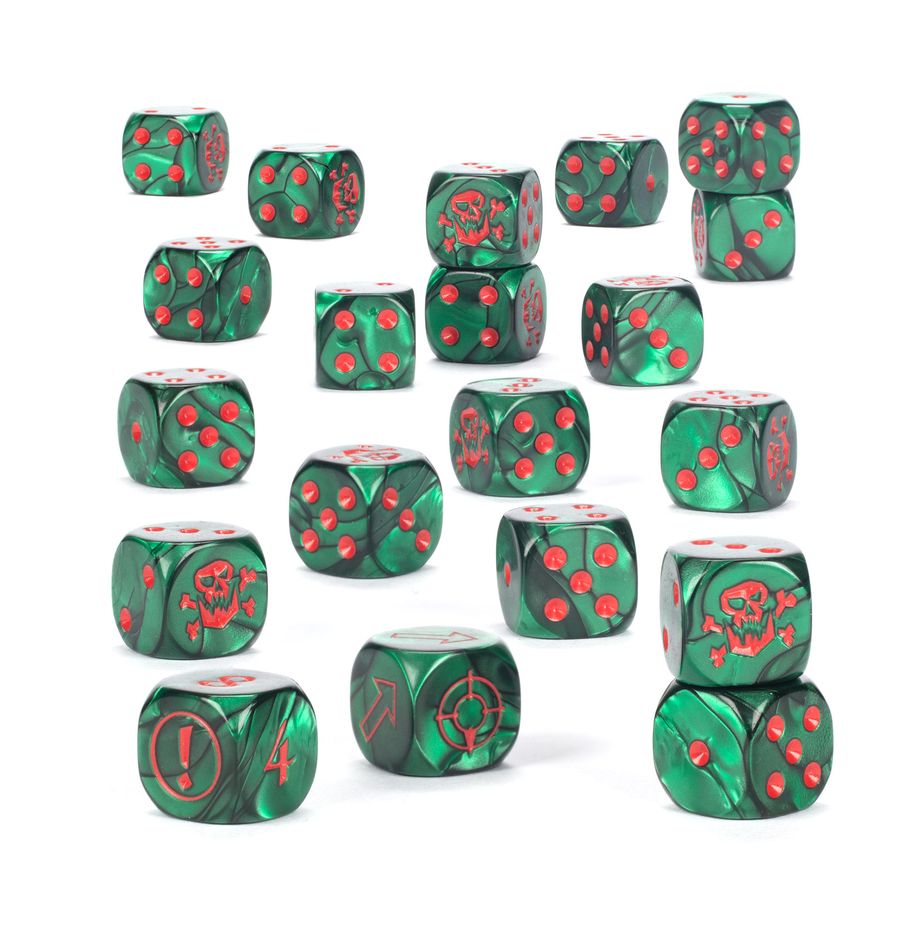 Warhammer: The Old World - Orc & Goblin Tribes Dice Set