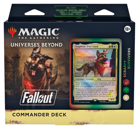 Magic the Gathering: Universes Beyond: Fallout Commander Deck - Scrappy Survivors