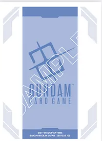 Gundam Card Game: Official Card Sleeves 01 - Gundam Card Game Logo