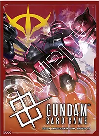 Gundam Card Game: Official Card Sleeves 01 - Char's Zaku II/Zeon